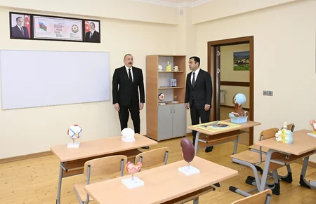 Prezident İlham Əliyev İsmayıllıda “Talıstan” liseyinin binasının açılışında iştirak edib - YENİLƏNİB