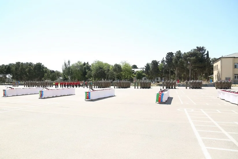 Azərbaycan Ordusunda andiçmə mərasimləri keçirilib