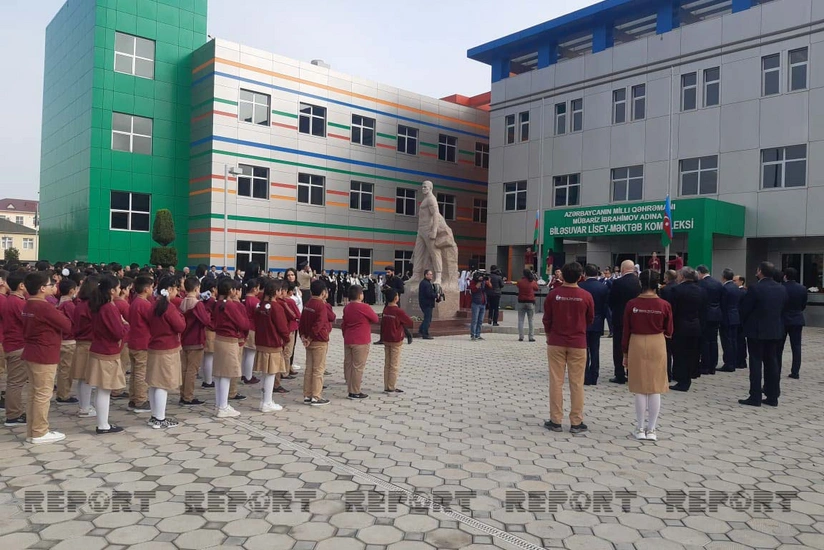 Mübariz İbrahimov adına liseydə Zəfər Günü qeyd edilib 