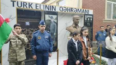 Kürdəmirdə Aprel döyüşləri şəhidi Əbubəkir İsmayılovun xatirəsi anılıb