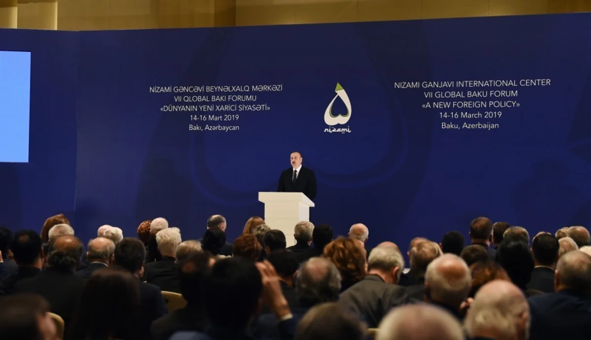 VII Qlobal Bakı Forumu işə başlayıb, Azərbaycan Prezidenti Forumun açılışında iştirak edib - YENİLƏNİB-3