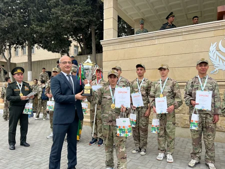 “Şahin” hərbi-idman oyununun Bakı şəhəri üzrə zona mərhələsi keçirilib