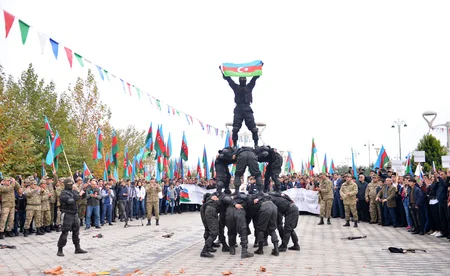 Tərtərdə “Bayraq yürüşü” keçirilib