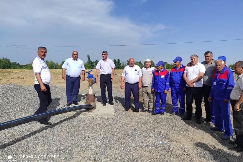 Füzulinin Qayıdış qəsəbəsində yeni subartezian quyusu istifadəyə verilib
