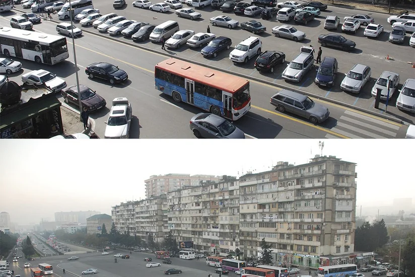 Şamaxinkada yerləşən avtomobil tuneli üzərindəki parklanma yeri ləğv edilib