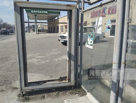 “Dayanmağa” gücü qalmayan sınıq-salxaq dayanacaqlar - Qubadan REPORTAJ