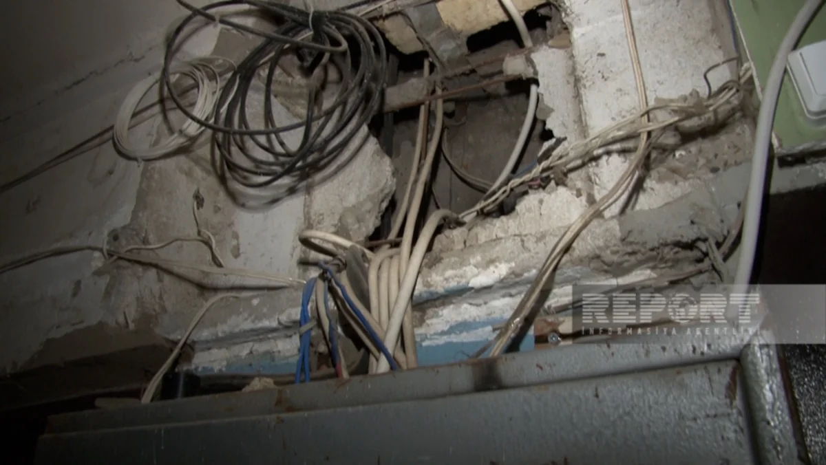 Sumqayıtda binanın köhnə elektrik xətlərində yüklənmələr olub, 10 mənzilin məişət avadanlıqları sıradan çıxıb