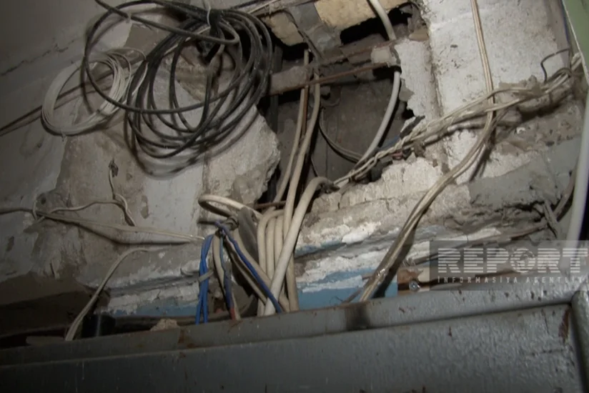 Sumqayıtda binanın köhnə elektrik xətlərində yüklənmələr olub, 10 mənzilin məişət avadanlıqları sıradan çıxıb
