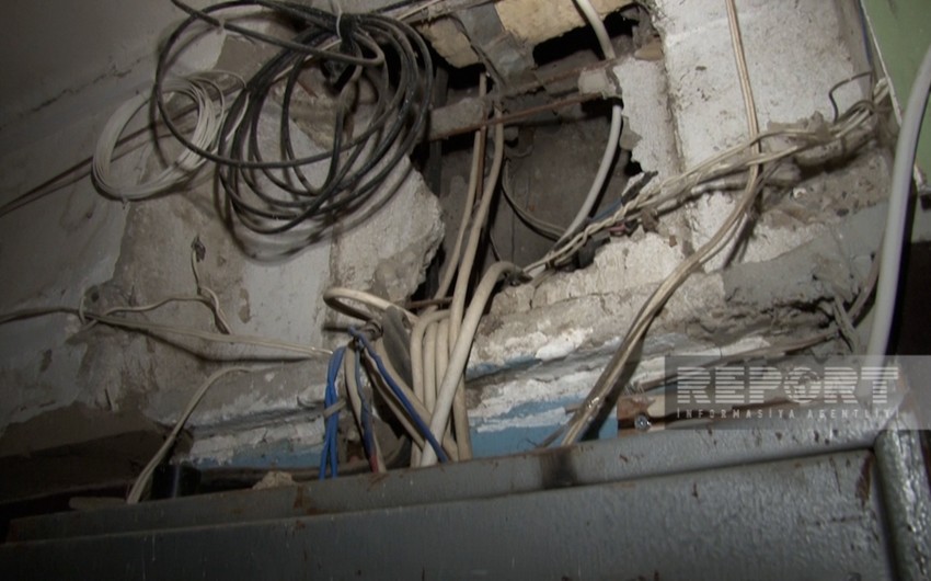 Sumqayıtda binanın köhnə elektrik xətlərində yüklənmələr olub, 10 mənzilin məişət avadanlıqları sıradan çıxıb