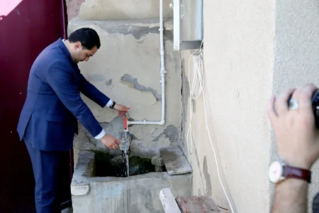 Gürcüstanda azərbaycanlıların yaşadığı daha bir kənd içməli su ilə təmin olunub