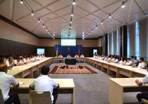 Baş prokuror yanında Korrupsiyaya qarşı Mübarizə Baş İdarəsində əməliyyat müşavirəsi keçirilib