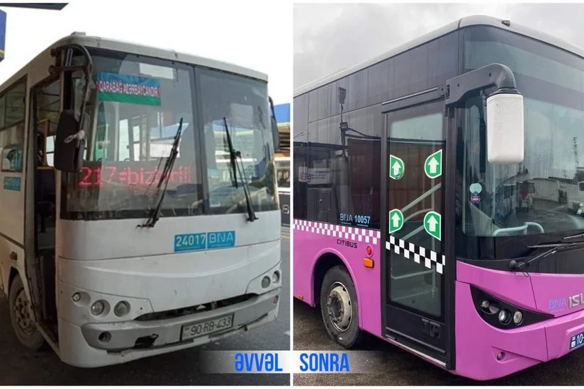 Bakıda daha bir marşrut xəttinə iritutumlu avtobuslar istifadəyə verilib