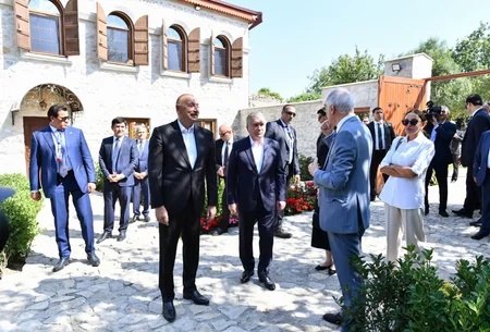 Azərbaycan ilə Özbəkistan prezidentləri və xanımları Şuşaya səfər ediblər - YENİLƏNİB