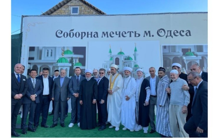 Ukraynanın Odessa şəhərində yeni məscidin təməli qoyulub