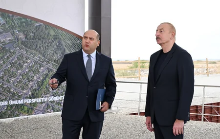 Prezident Ağdamın Eyvazxanbəyli kəndinin təməlqoyma mərasimində iştirak edib - YENİLƏNİB