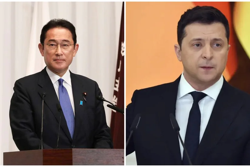 Ukrayna Prezidenti ilə Yaponiya Baş naziri arasında telefon danışığı olub