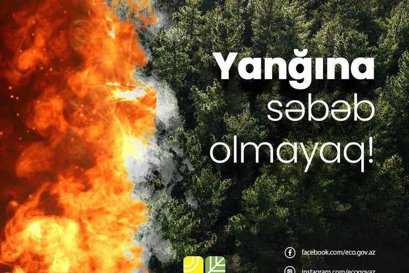 Meşələrin İnkişafı Xidməti yanğın riski ilə bağlı əhaliyə xəbərdarlıq edib