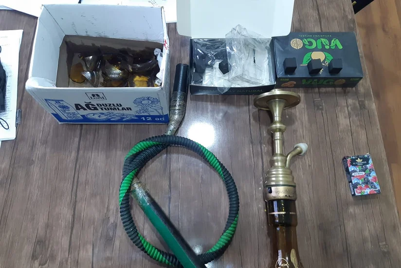 Tərtərdə müştərilərə qəlyan təklif edən çay evi aşkarlanıb