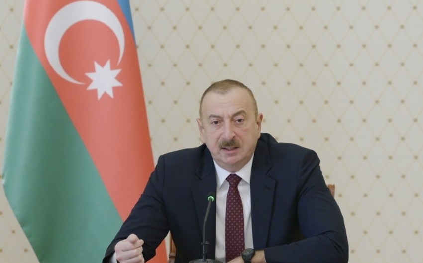 İlham Əliyev: Türkdilli ölkələrdən yük daşımaları artıb