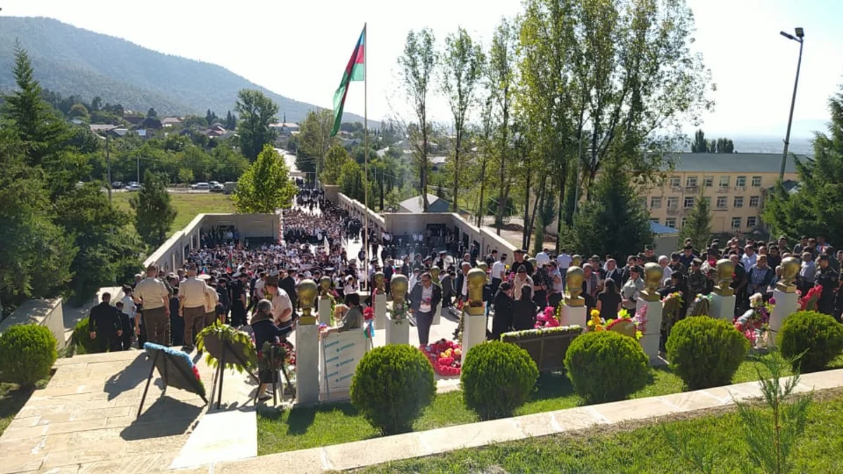 Oğuzda Vətən müharibəsi şəhidlərinin xatirəsi yad edilib