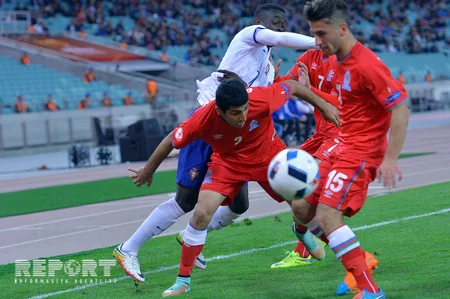 Avro-2016 (U-17): Azərbaycan-Portuqaliya matçı - FOTOREPORTAJ