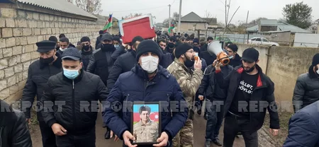 Cəlilabadda şəhid əsgər dəfn edildi