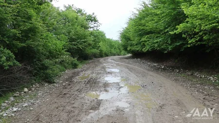 Qubada 12 yaşayış məntəqəsini əhatə edən avtomobil yolu yenidən qurulur