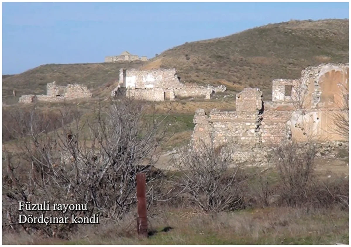 Füzulinin Dördçinar kəndindən görüntülər