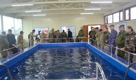 Military Attachés of foreign countries in Azerbaijan visited the military unit