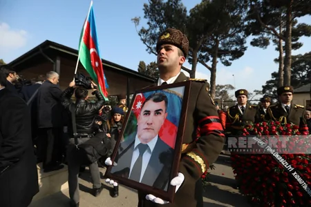 Şəhid Orxan Əsgərov İkinci Şəhidlər xiyabanında dəfn edilib - YENİLƏNİB-5