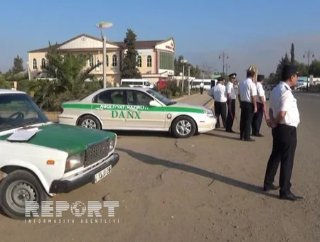 ​Cəlilabadda qanunsuz sərnişindaşıma hallarına qarşı reyd keçirilib - FOTO