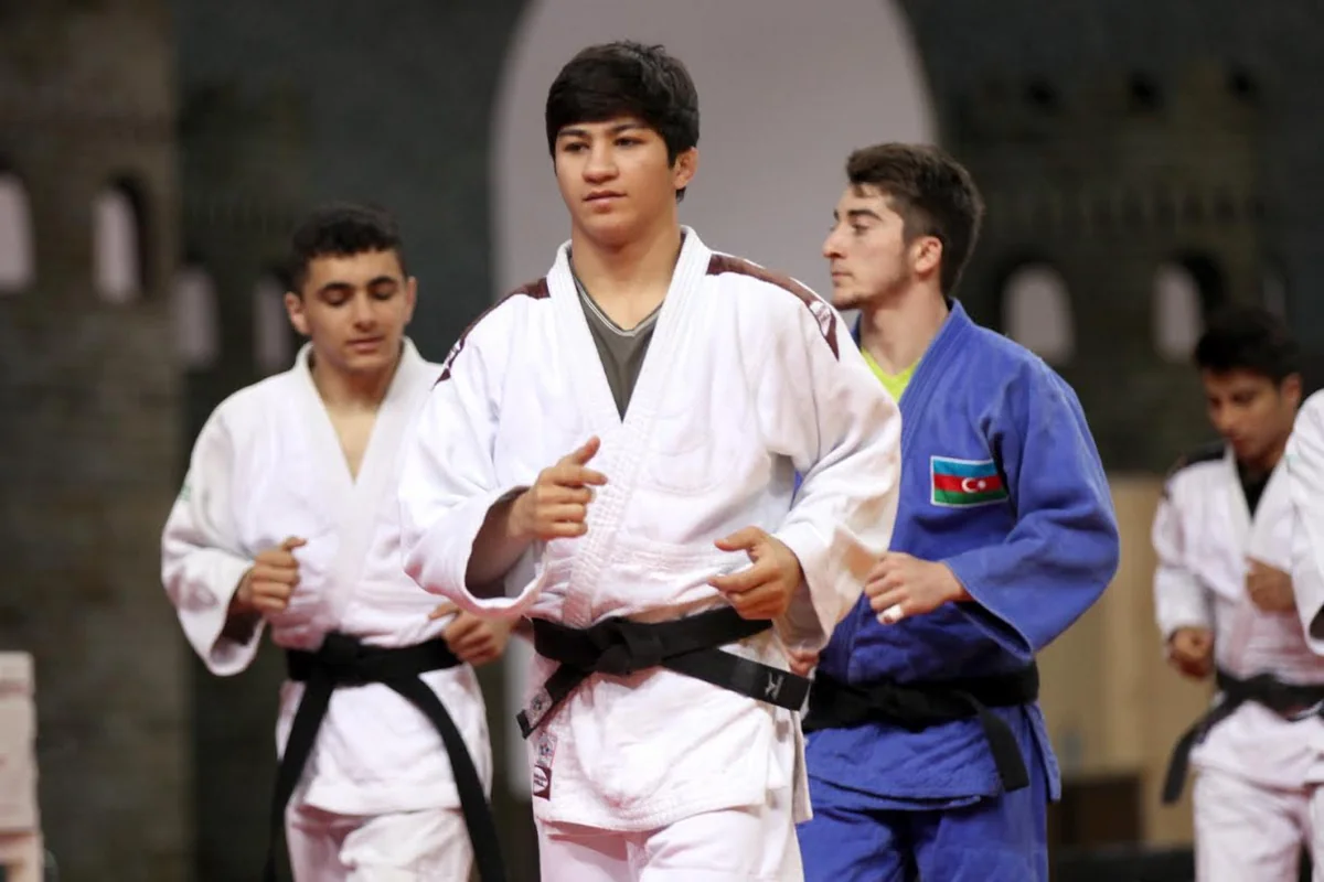 İlham Zəkiyev Azərbaycan cüdo millisi ilə birgə məşqə çıxıb