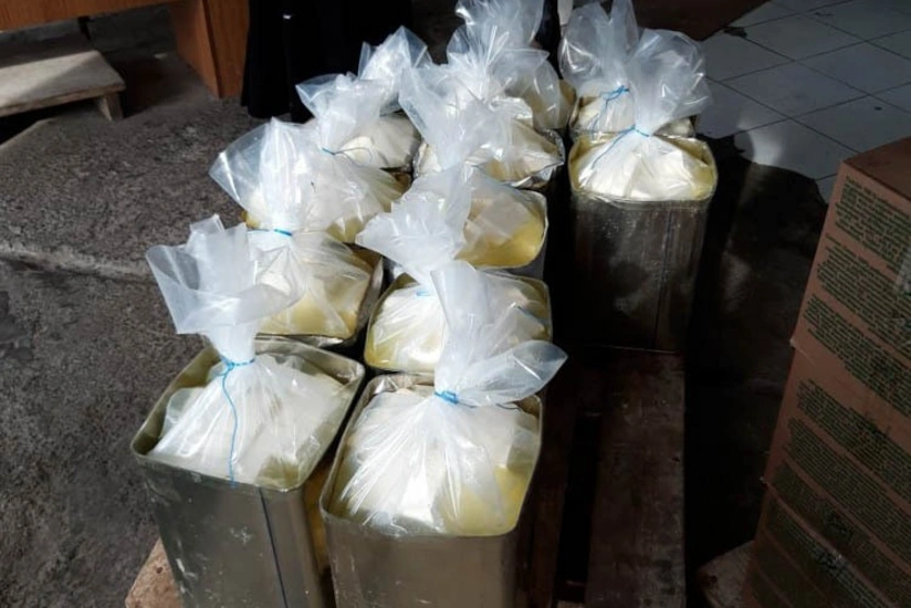 Abşeronda reyd keçirilib, kustar üsulla hazırlanmış süd və süd məhsulları aşkarlanıb - FOTO - VİDEO