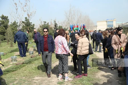 Heydər Əliyevin 100 illiyinə həsr olunan ağacəkmə aksiyası keçirilib