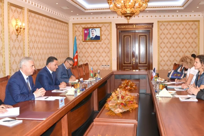 Ramil Usubov Fransanın Azərbaycandakı səfirini qəbul edib