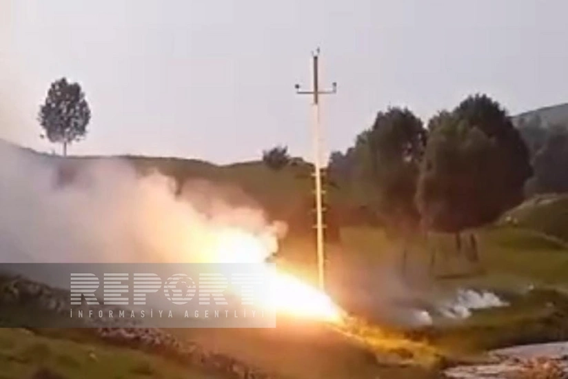 Xoşbulaq kəndinə ildırım düşüb, elektrik xətti sıradan çıxıb