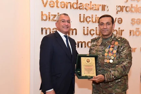 Dövlət Komitəsində Vətən müharibəsi iştirakçıları ilə görüş keçirilib