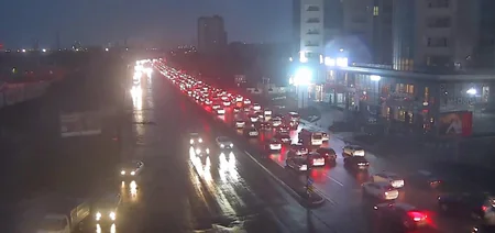 Bakının bəzi yollarında tıxac yaranıb - SİYAHI - YENİLƏNİB