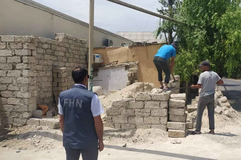 Xəzər rayonunda aparılan qanunsuz tikintilərin qarşısı alınıb