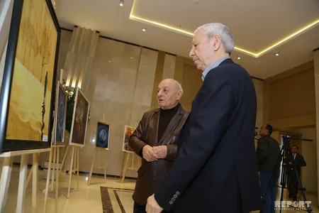 YAP-da İmadəddin Nəsiminin 650 illik yubileyi ilə bağlı sərgi açılıb - FOTO
