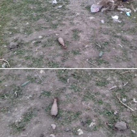 Tərtərdə minaatan mərmisi tapıldı - FOTO