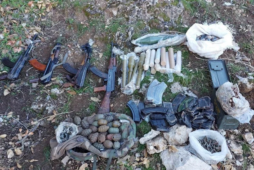 Türkiyə ordusu İraqın şimalında terrorçuların xeyli silah-sursatını ələ keçirib