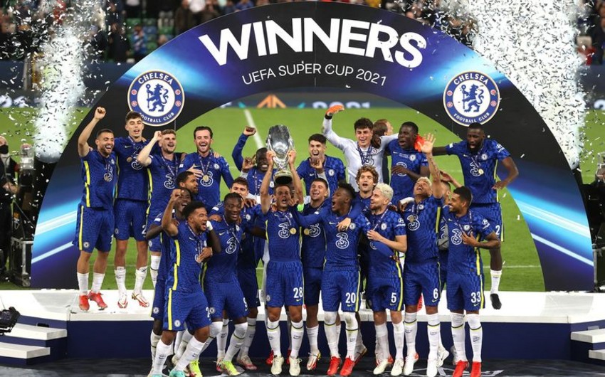Çelsi tarixində ikinci dəfə UEFA Super Kubokunu qazanıb