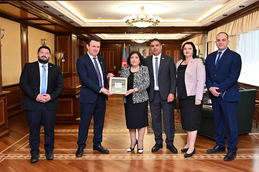 Milli Majlis Speaker Sahiba Gafarova receives members of Israel-Azerbaijan Friendship Group