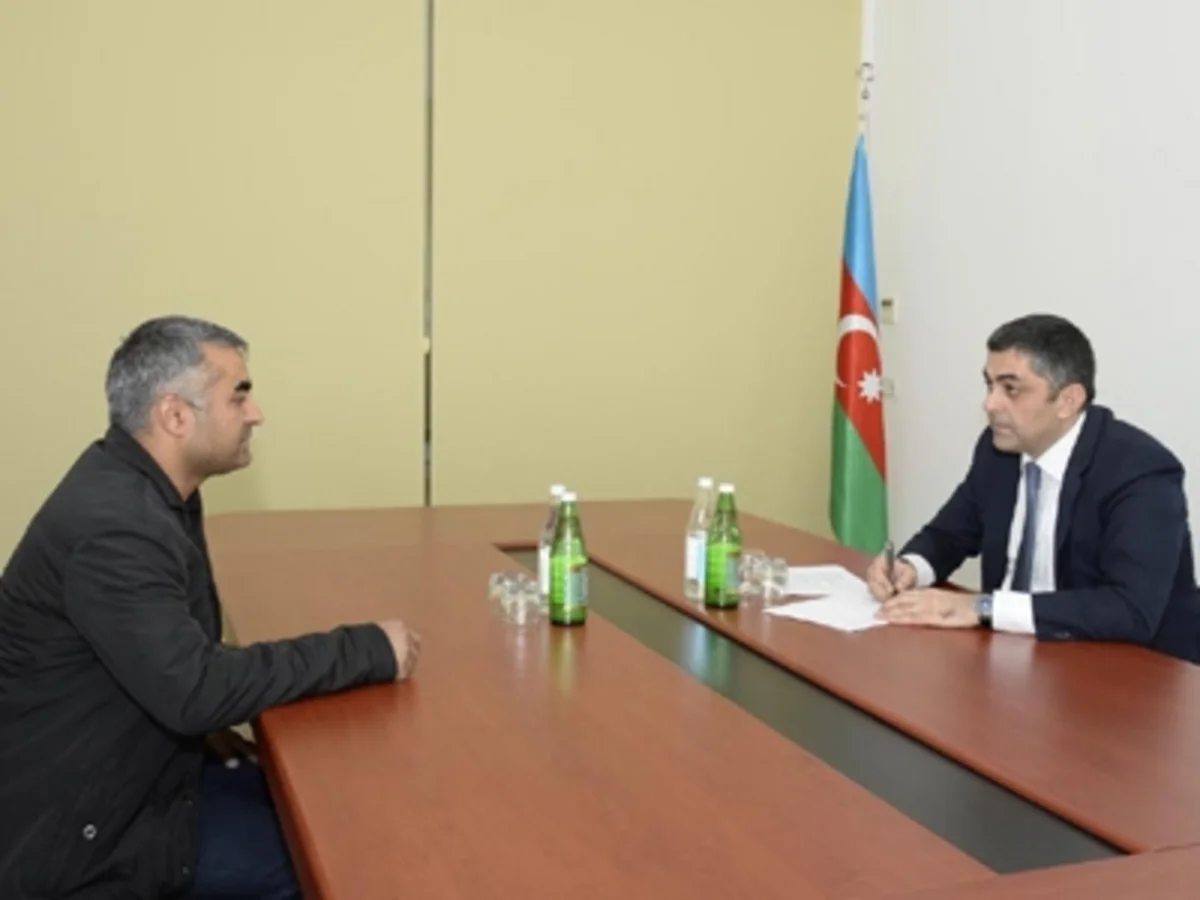​Rabitə və yüksək texnologiyalar naziri Sabirabadda vətəndaşlarla görüşüb