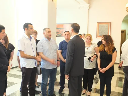 ​Gürcüstanda yaşayan azərbaycanlılar Türkiyədəki terroru pisləyib - FOTO