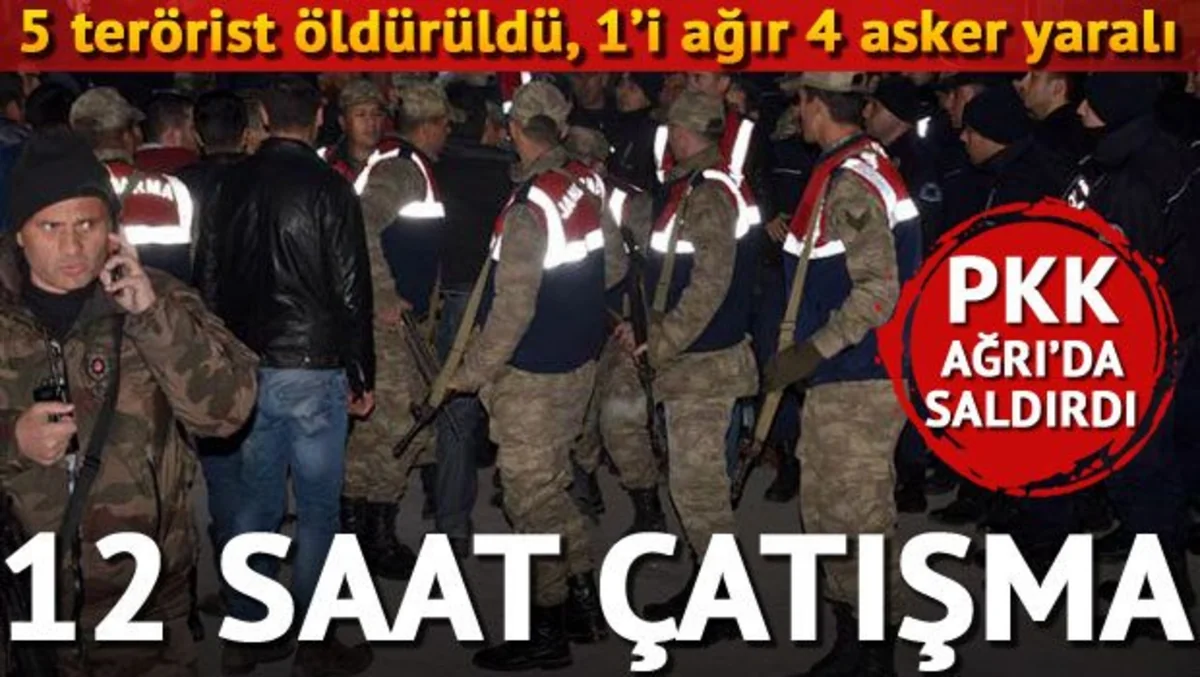 Türkiyənin şərqində döyüş, 5 PKK-lı öldürülüb