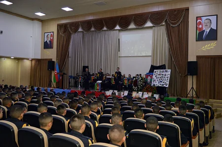 Şəhid mayor Elnur Əliyevin xatirəsi yad olunub