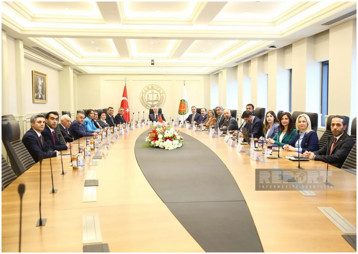 Anar Bağırov Türkiyə məhkəmə hakimiyyətinin rəhbər şəxsləri ilə görüşüb 