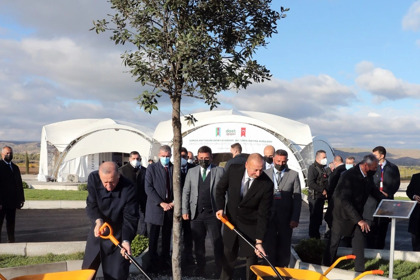 Azerbaijani and Turkish leaders plant trees in Zangilan